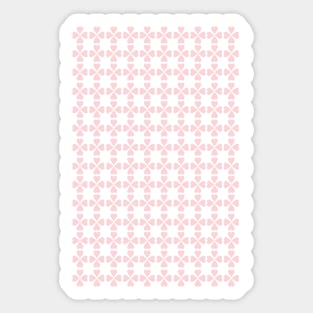 Heart Flowers Rose and Serenity Sticker